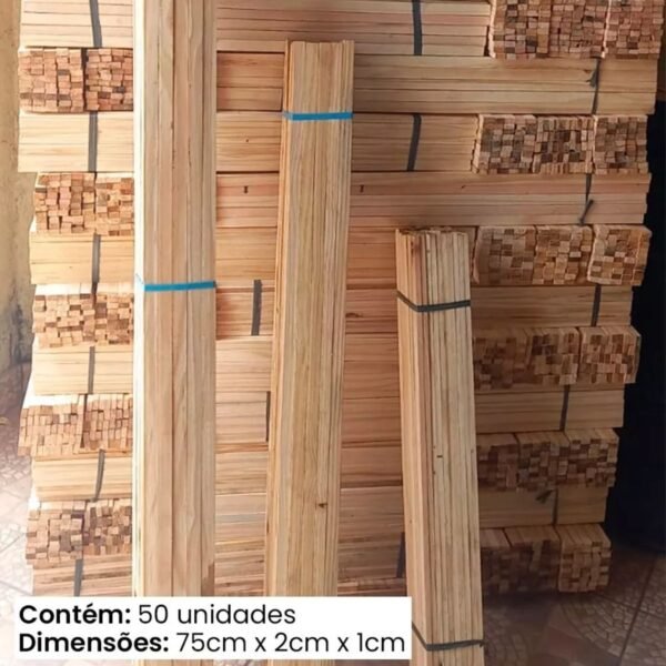 Ripa de Madeira Para Faixas 75Cm