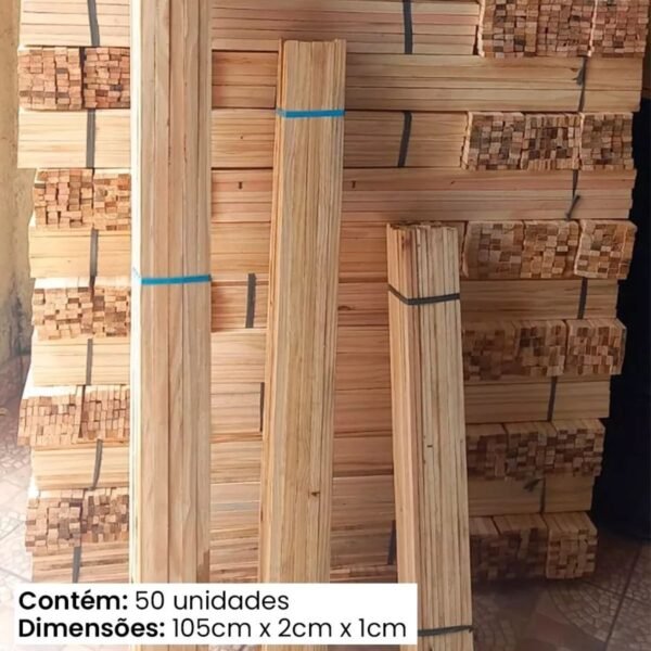 Ripa de Madeira Para Faixas 105 Cm