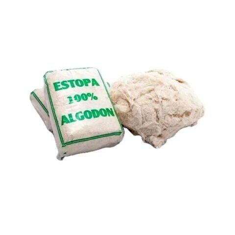 Estopa 100% Algodão 4 Pacotes Com 500g