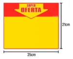 Cartaz De Super Oferta 21x25Cm 100Un