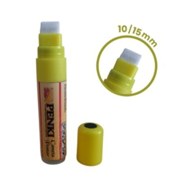 Caneta Poster 10/15mm Amarela