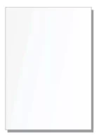 Cartaz Liso Branco 77x113 Cm