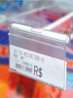 Porta Etiqueta 7Cm Com 100Un