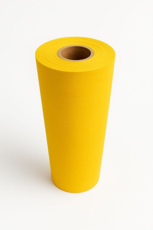 Bobina De Polietileno Amarela 80cm 0.13 mm - 330 metros