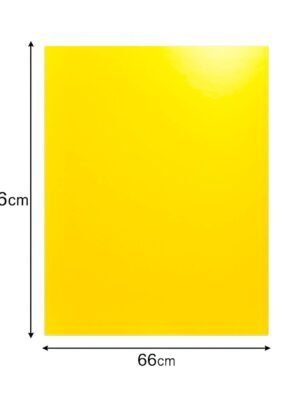Cartaz Liso Amarelo 66x96 Cm