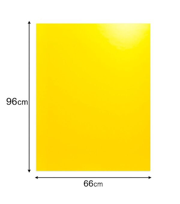 Cartaz Liso Amarelo 66x96 Cm