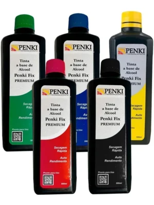 2 Tubos De Tintas Para Cartaz Penki Premium 500 Ml