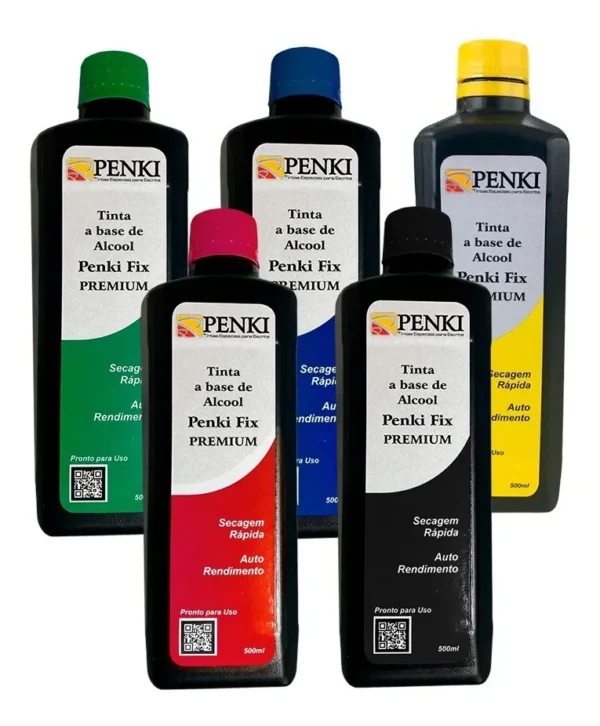 2 Tubos De Tintas Para Cartaz Penki Premium 500 Ml