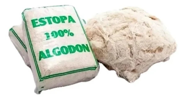 Estopa 100% algodão 500g