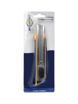 Estilete Emborrachado Brasfort 18mm