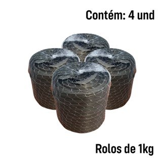 4 Rolos De Fitilho De Plástico F10 - Fechamento De Embalagem