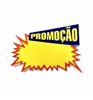 Splash de Promoção Médio 23x14 Cm