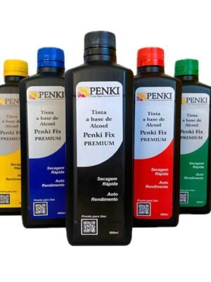 2 Tubos De Tintas Para Cartaz Penki Premium 500 Ml