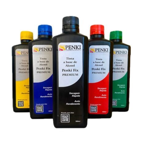 2 Tubos De Tintas Para Cartaz Penki Premium 500 Ml
