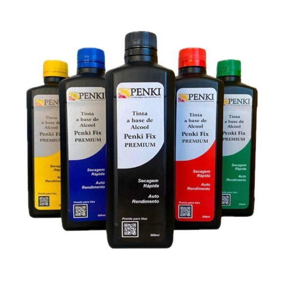 2 Tubos De Tintas Para Cartaz Penki Premium 500 Ml