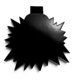 Splash Preto 19x23 Cm 50 Un